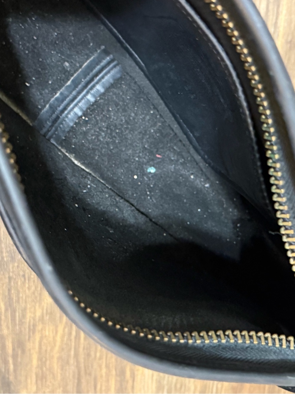 Vintage Coach 80s Companion Black Genuine Leather Made in the USA Purse #9039 - Picture 13 of 16